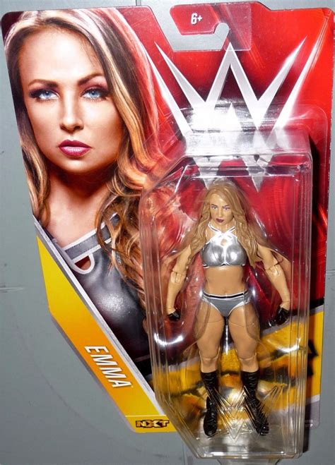 WWE HOT DIVA DIVAS EMMA BASIC SERIES #65 ACTION FIGURE MATTEL WRESTLING NXT RAW 2016 SILVER SUIT NEW