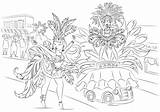 Brazilian Carnival Coloring Page  Free Printable Pages For Kids sketch template