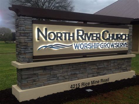 30. Northport, AL | Church signs, Entrance signage, Architectural signage