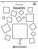 Square Shape Coloring Pages sketch template
