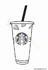 Starbucks Coffee Coloring Pages sketch template
