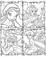 Coloring Pages Disney Fairies sketch template