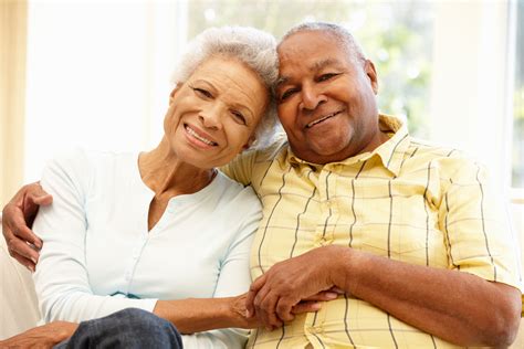 Senior African American couple at home – Destiny Home Care Services