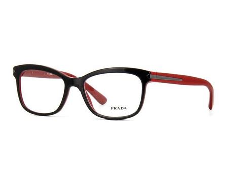 Prada VPR10R-7I61O1 Square Women's Red Frame Genuine Eyeglasses NWT ...