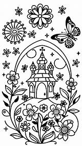 Printable PDF Coloring Page Adult  Free & Cute sketch template