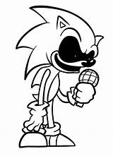 Sonic Exe Coloring Pages Printable For Free Download sketch template