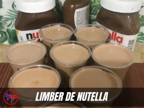 →《 LIMBER de NUTELLA 》BORICUA ️《2023》RECETA ↑↑