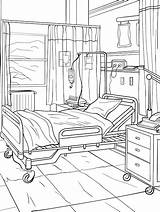 Hospital Coloring Page Pictures  Freepik sketch template