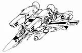Robotech Mecha Coloring Pages Sketch Page sketch template