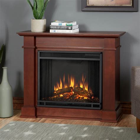 Real Flame 1220E-DE Devin Petite 36-Inch Electric Fireplace With Mantel - Dark Espresso : BBQGuys