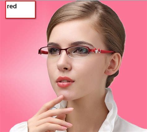 Super Quality Fashion Small Round Face Half Box Glass Frame Female 2013 ...