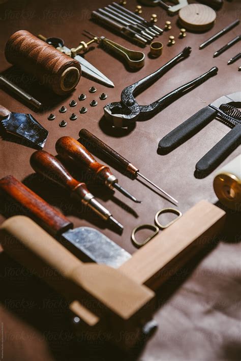 "Various Leather Work Tools" by Stocksy Contributor "MaaHoo" - Stocksy