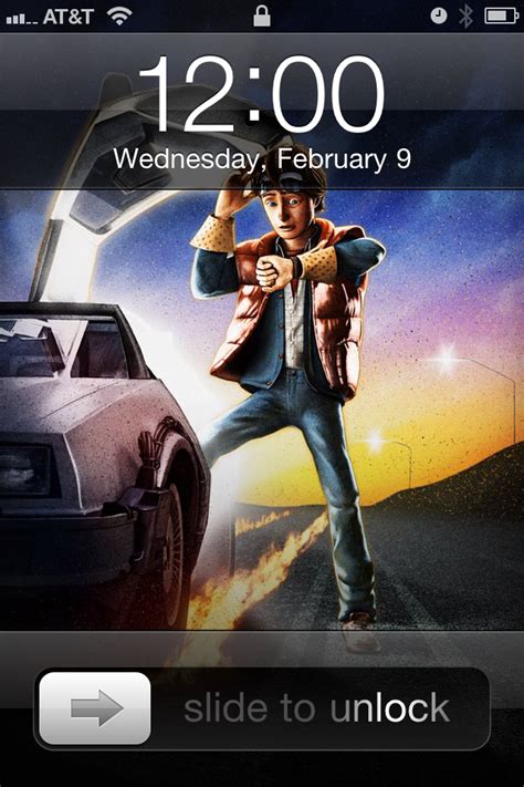 Shedwa: Back to the Future iPhone Wallpaper