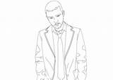 Justin Timberlake Coloring Pages sketch template