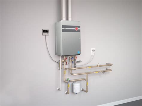 Rheem Prestige Condensing Tankless Direct Vent Water Heater - Propane ...