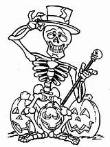 Free Printable Skeleton Coloring Pages sketch template
