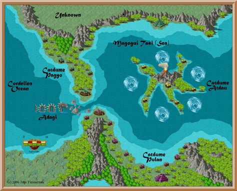 Fantasy Overland Map #4: The Lost Tribes of Magogui - Free Fantasy Maps