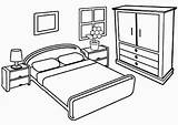 Empty Room Design Coloring Pages sketch template