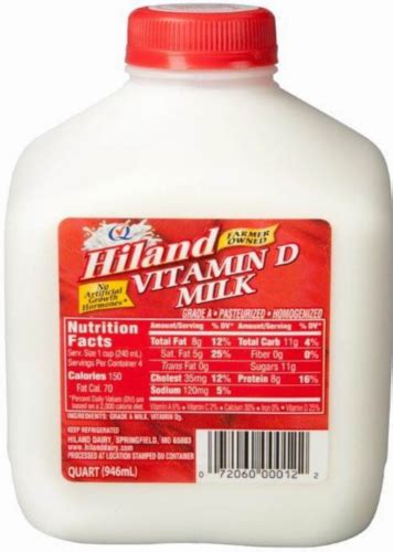 Hiland Dairy Vitamin D Milk, 1 Quart - Pick ‘n Save