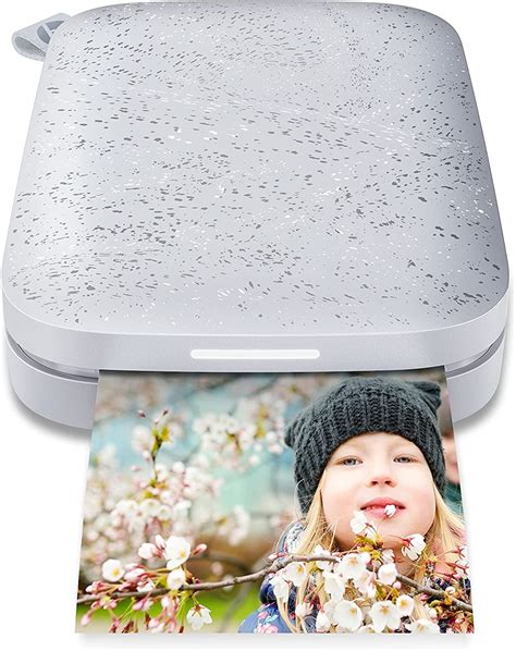 HP Sprocket Portable Printer, Zink Sticky Paper 2x3" Instant Photo Printer for iOS & Android ...