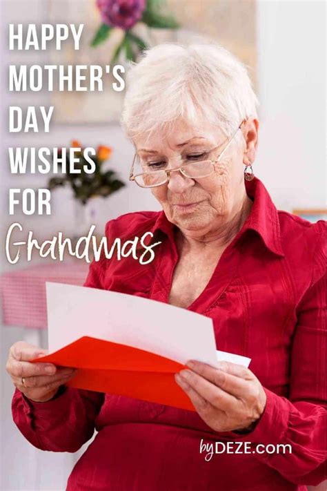 36 Best "Happy Mother's Day Grandma!" Wishes & Messages for Cards - byDeze