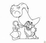 Printable Captain Hook Coloring Pages Free For Kids And Adults sketch template