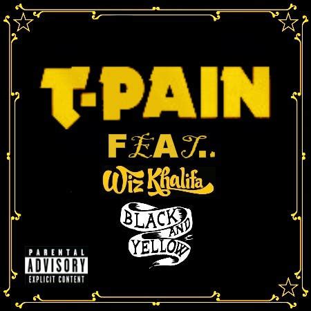 T Pain Black And Yellow Album Cover by ZerJer97 on DeviantArt