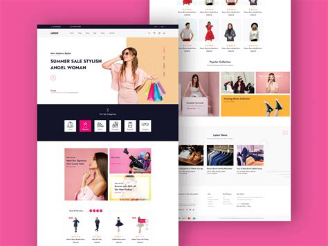 Fashion Ecommerce XD Template. by Himel Srizon on Dribbble