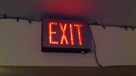 Exit Signs: Emergi-Lite Preceptor Series LEDPXN2R Direct-View LED Exit ...