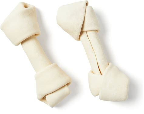 BONES & CHEWS 7-8" Rawhide Bone Dog Treats, 2ct - Chewy.com