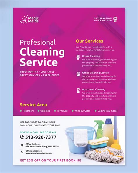 Commercial Cleaning Services Flyers