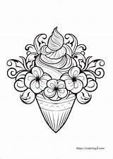 Ice Cream Mandala Coloring Page  2 Free Sheets 2024 sketch template