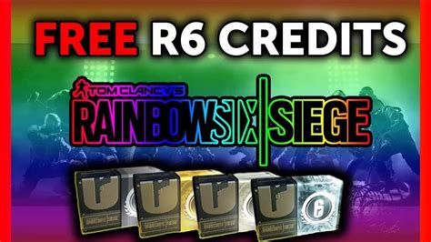 FREE RAINBOW SIX SIEGE R6 CODES!!! - YouTube