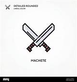 Machete Coloring Pages sketch template