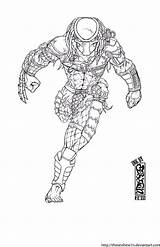 Predator Coloring Sheet Free Printable sketch template
