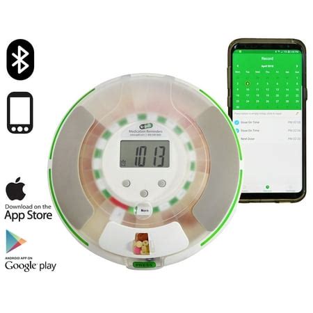 e-Pill | MedSmart Voice | Automatic Pill Dispenser w/Bluetooth Connect and Dose Announce | 6 ...