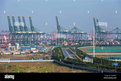 Tianjin port in China Stock Photo - Alamy