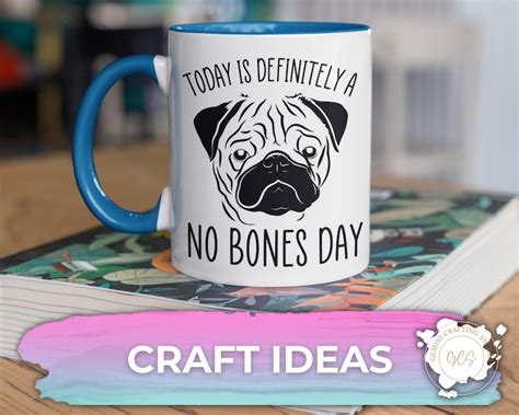 No Bones Day SVG Noodle the Pug Tiktok Meme Funny SVG PNG - Etsy