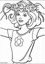 Barbie Chef coloring Page sketch template