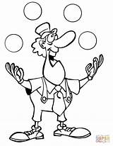 Circus Clown Juggling Balls coloring Page  Free Printable Coloring Pages sketch template