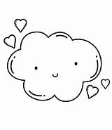 Lovely Cloud coloring Page  Download Print Or Color Online For Free sketch template