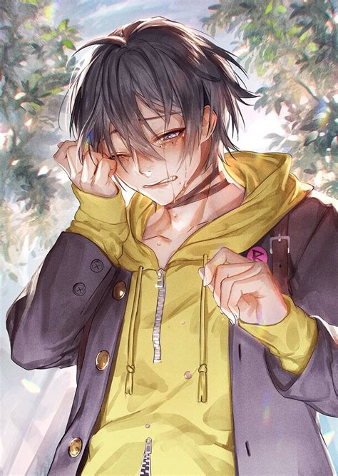 Anime Boy Crying, Image Manga, Manga Boy, Boy Art, Anime Artwork, Hypnosis, Kawaii Anime, Anime ...