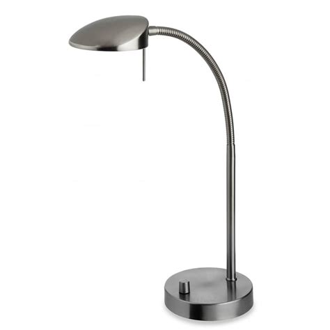Firstlight Milan Dimmable LED Desk Lamp In Brushed Steel Finish 4926BS ...