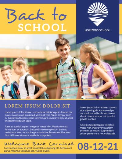 School Flyer Templates | MyCreativeShop