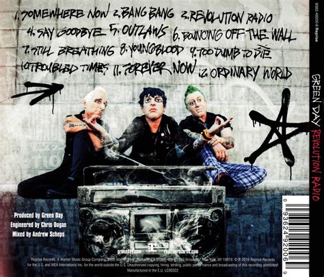 Classic Rock Covers Database: Green Day - Revolution Radio (2016)