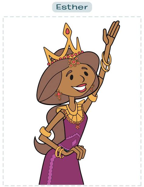 Queen Esther's Courage - Clipart - SundaySchoolist