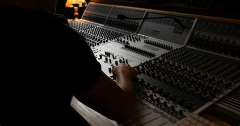 Recording Music Studio Engineer Mixing Board Stock Footage SBV-314651022 - Storyblocks