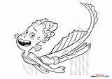Ciao Alberto Swimming  Coloring Pages For Kids sketch template