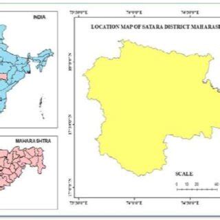 Location map of Satara District (Maharashtra). | Download Scientific ...