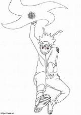 Power Of Naruto coloring Page sketch template